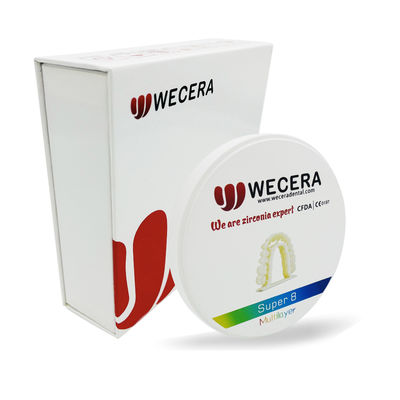 16 Vita Colors 3 Bleach Colors Multilayer Zirconia Disc Strength 1200 Mpa Ideal For Crown And Bridge Dental Restorations