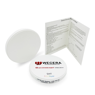 Open System SHT Multilayer Zirconia Disc CAD CAM Full Contour Zirconia