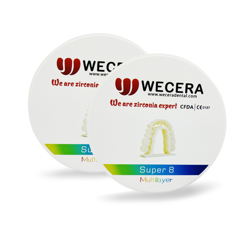 14mm Thickness Multi-Layer Zirconia Disc for Long-Lasting and Aesthetic Restorations