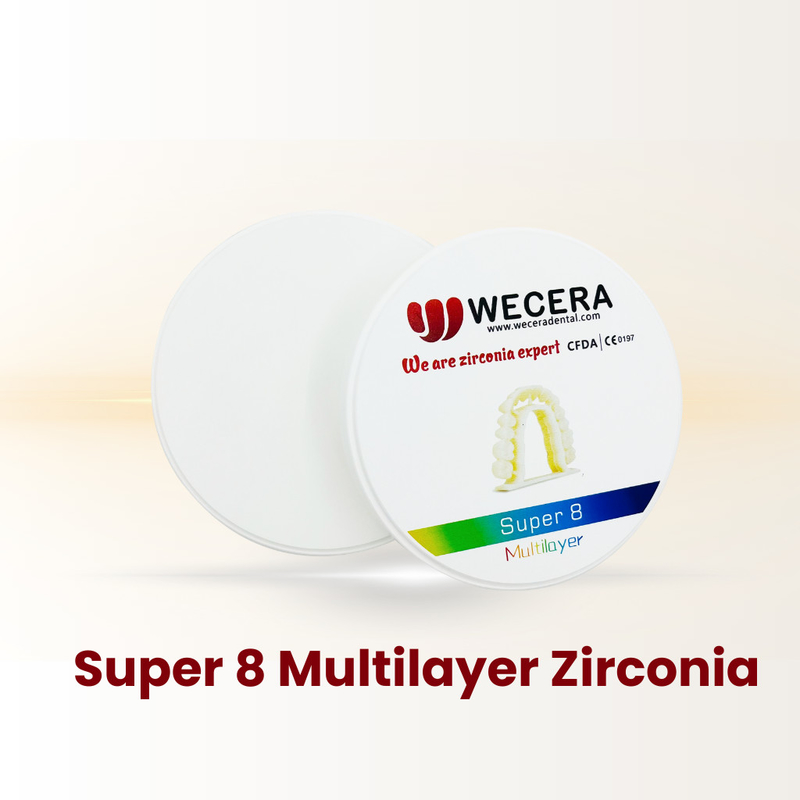 High Fracture Toughness Dental Zirconia Blank For Aesthetic Restoration With Unpolished Surface